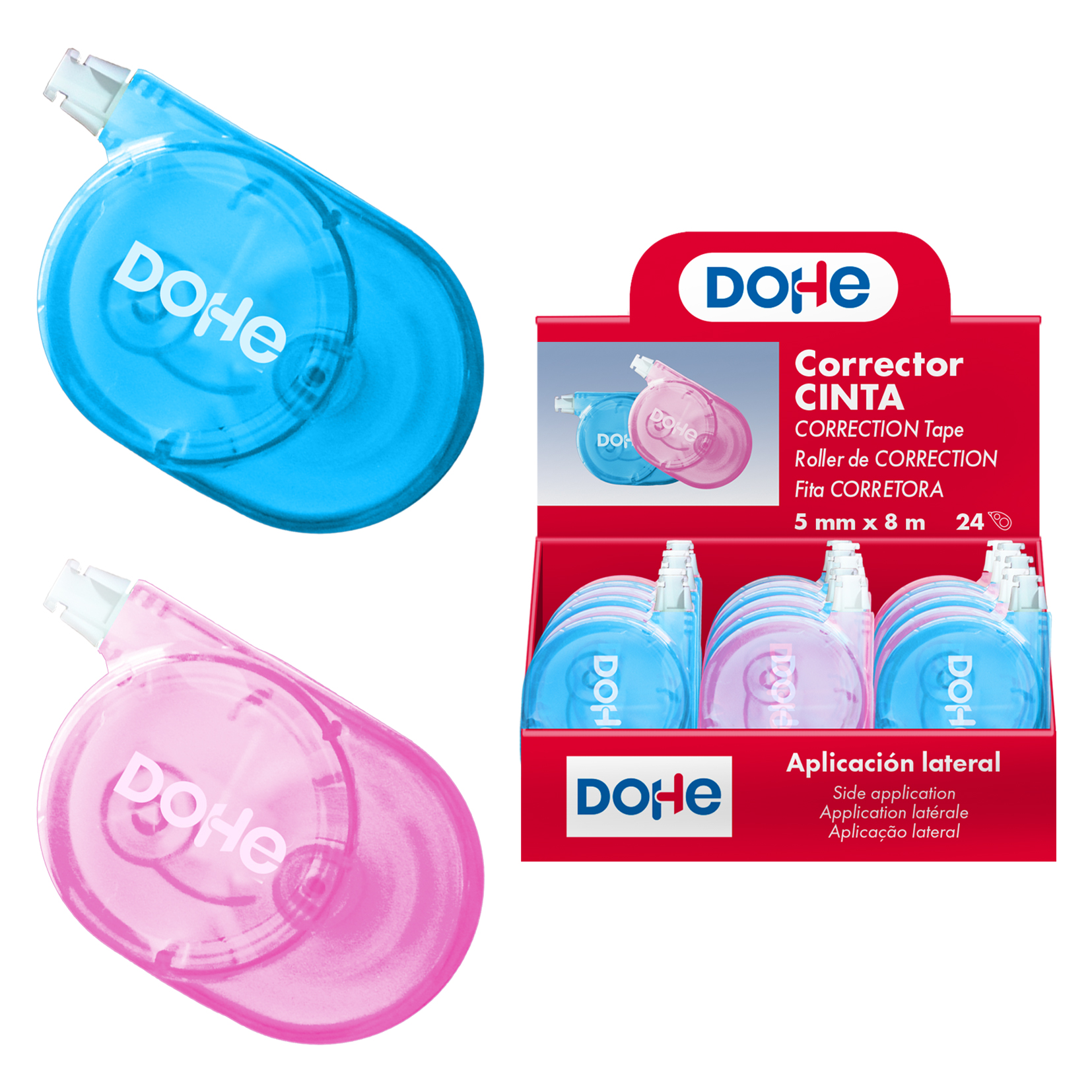 Dohe - Expositor Corrector Lateral (5 mm x 8 metros) - 24 uds