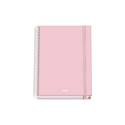 Dohe - Cuaderno A5 Espiral Tapa Dura - Color Rosa - Colección Serenity