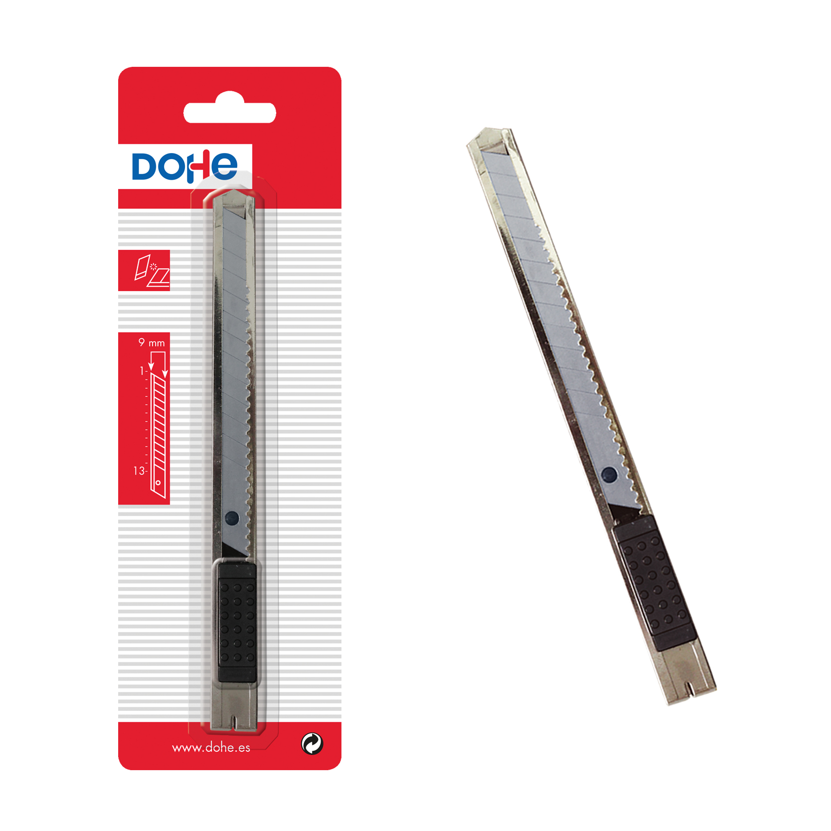 Dohe - Cutter Cuerpo Metálico 9 Mm