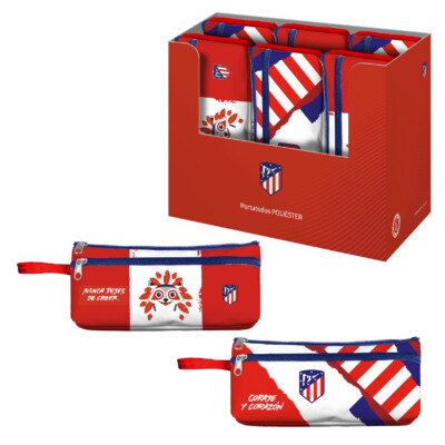 Dohe - Expositor de 6 Portatodos Triples Poliester - Atlético de Madrid - Coraje