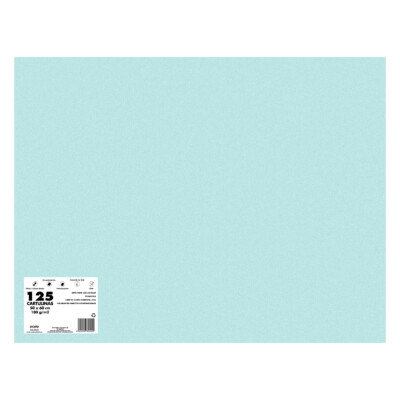 Dohe - Cartulina 125 hojas en 65 x 50 cm - Azul Sado