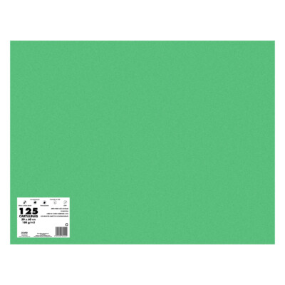 Dohe - Cartulina 125 hojas en 65 x 50 cm - Verde Miño