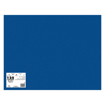 Dohe - Cartulina 125 hojas en 65 x 50 cm - Azul Zafiro