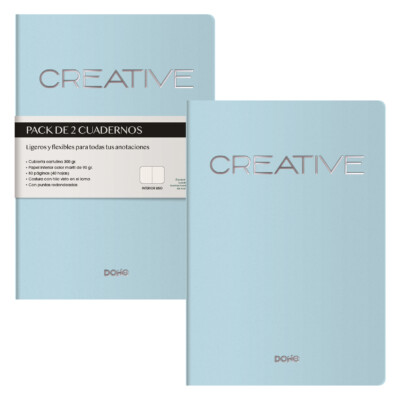 Dohe - Cuaderno Creative - Tamaño A5 - Color Turquesa