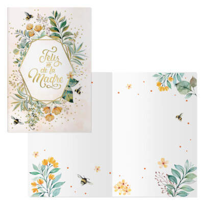 Dohe - Tarjeta de Felicitación Día de la Madre - Tamaño 11,5 x 17 cm - Modelo Éxito