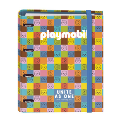 Dohe - Carpeta  Recambio A4 Anillas 35 mm - Playmobil - Unite As One