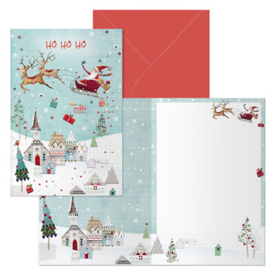 Dohe - Tarjeta de Felicitación Navidad - Tamaño 11,5 x 17 cm - Modelo Laponia