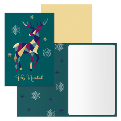 Dohe - Tarjeta de Felicitación Navidad - Tamaño 11,5 x 17 cm - Modelo Heorot