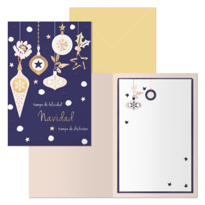 Dohe - Tarjeta de Felicitación Navidad - Tamaño 11,5 x 17 cm - Modelo Jingle