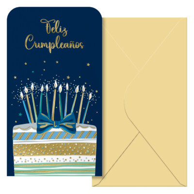 Dohe - Billetero Felicitación - Tamaño 9 x 16 cm. - Pack de 6 unidades - Modelo Cake