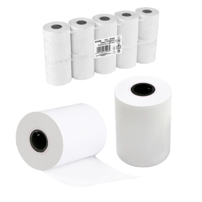 Dohe - Rollo papel térmico - 57 x 35 mm - 7.5 metros
