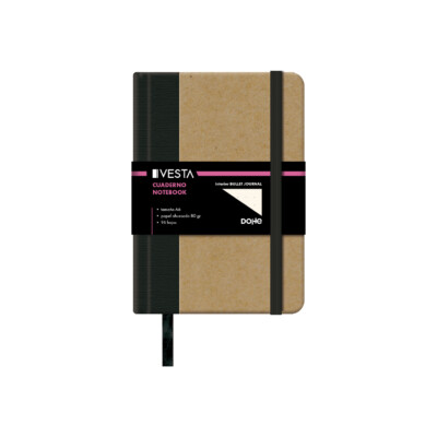 Cuaderno Vesta Nature Cartoné - Tamaño A6 - Bullet