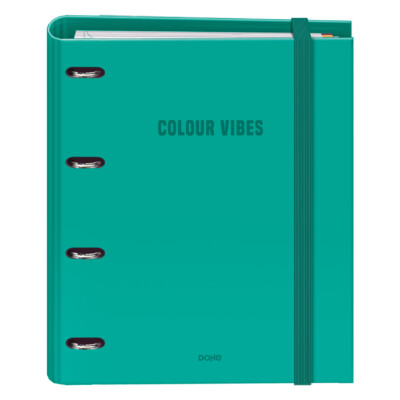 Dohe - Carpeta Recambio Anillas 35 mm - Color Verde - Colección Colour Vibes