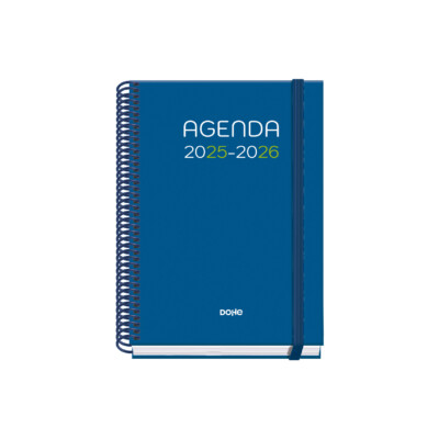 Dohe - Agenda escolar 2025-2026 - Tamaño A5 - Semana Santa - Modelo Logic - Prime