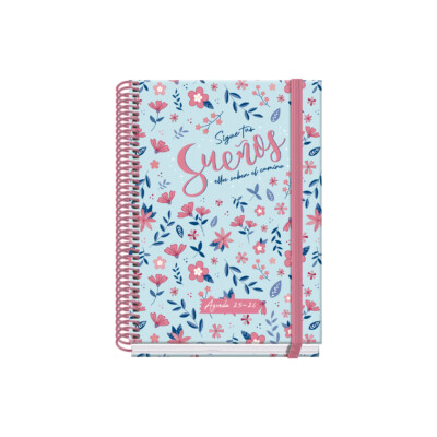 Dohe - Agenda escolar 2025-2026 - Tamaño A5 - Día Página - Modelo Blossom - Prime