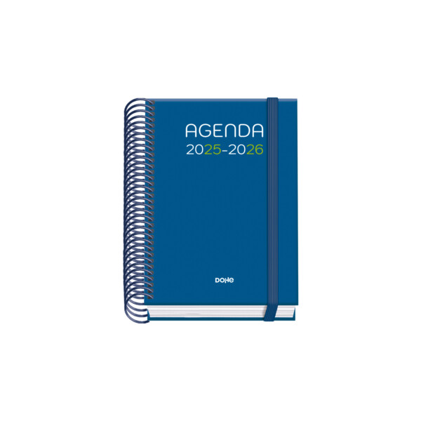 Agenda Escolar LETTS Two Tone 2019/20 - Tamaño A6, 1 Día Por Página, Color Azul Y Rojo