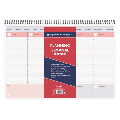 Dohe - Planning semanal sobremesa