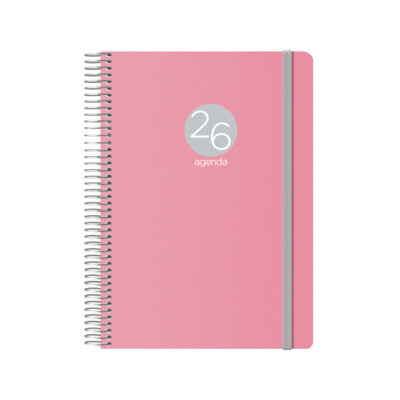 Dohe - Agenda Memphis - Día Página - 15 x 21 cm - Modelo ROSA