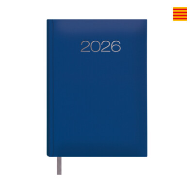 Dohe - Agenda Lisboa - Día página - 14 x 20 cm. - Color Azul - Catalán