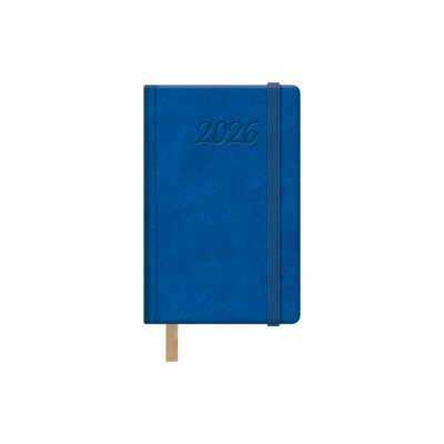 Dohe - Agenda Samba - Semana Vista Bolsillo - 8,5 x 13 cm. - Color Azul