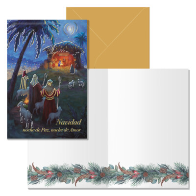 Dohe - Tarjeta de Felicitación Navidad - Tamaño 11,5 x 17 cm - Modelo Gloria