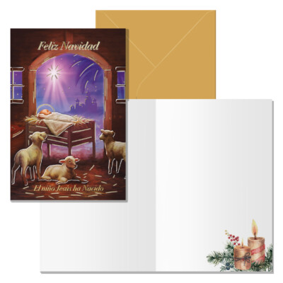 Dohe - Tarjeta de Felicitación Navidad - Tamaño 11,5 x 17 cm - Modelo Jesús