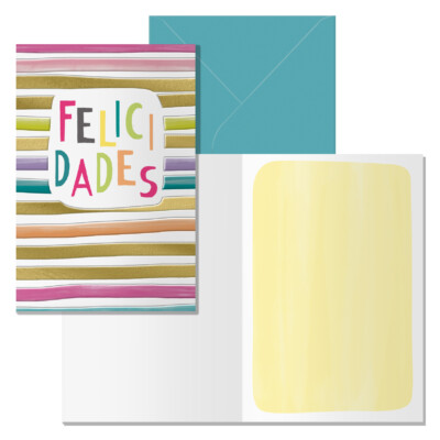 Dohe - Tarjeta de Felicitación Cumpleaños - Tamaño 11,5 x 17 cm - Modelo Boho