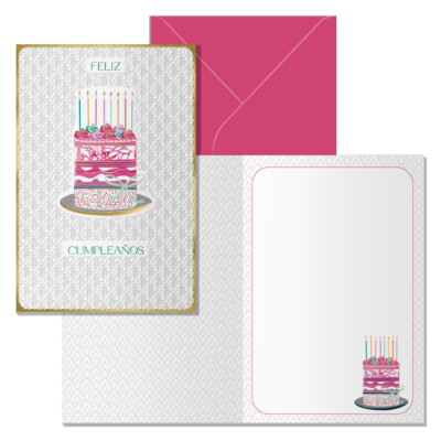 Dohe - Tarjeta de Felicitación Cumpleaños - Tamaño 11,5 x 17 cm - Modelo Sueños