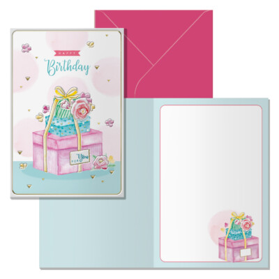 Dohe - Tarjeta de Felicitación Cumpleaños - Tamaño 11,5 x 17 cm - Modelo Aroma