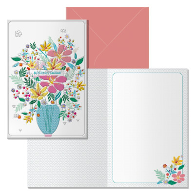 Dohe - Tarjeta de Felicitación - Tamaño 11,5 x 17 cm - Modelo Melodía