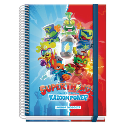 Dohe - Agenda Escolar 2026-2027 - Semana Vista - Tamaño A5 - Superthings