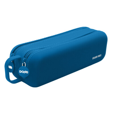 Dohe - Portatodo de silicona doble - Colour Vibes - Azul