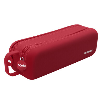 Dohe - Portatodo de silicona doble - Colour Vibes - Rojo