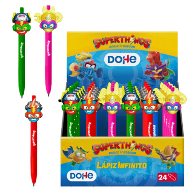Dohe - Expositor Lápiz Infinito - Surtido - Superthings