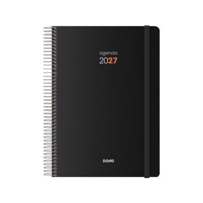 Dohe - Agenda Syncro - Semana Vista - 15 x 21 cm - Negro