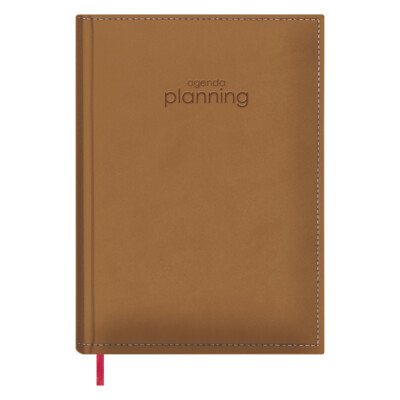 Dohe - Agenda Planning Perpetuo - Día Página - 21 x 29 cm - Cámel