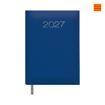Dohe - Agenda Lisboa - Día página - 14 x 20 cm. - Color Azul - Catalán