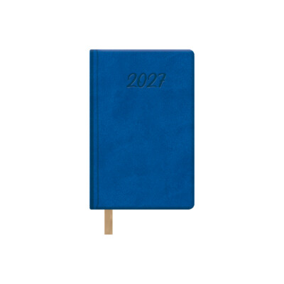 Dohe - Agenda Samba - Semana Vista Bolsillo - 8,5 x 13 cm. - Color Azul