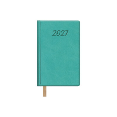 Dohe - Agenda Samba - Semana Vista Bolsillo - 8,5 x 13 cm. - Color Verde Menta