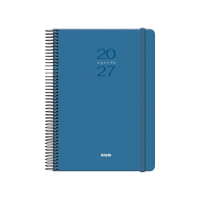 Dohe - Agenda Évora - Día página - 14 x 20 cm - Color Azul - Portugués
