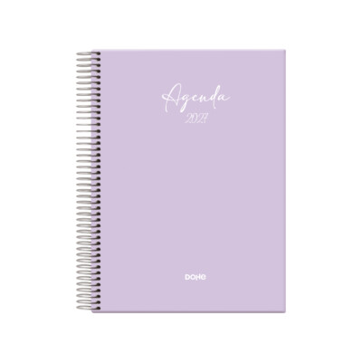 Dohe - Agenda Serenity - Día página - 14 x 20 cm. - Color Morado