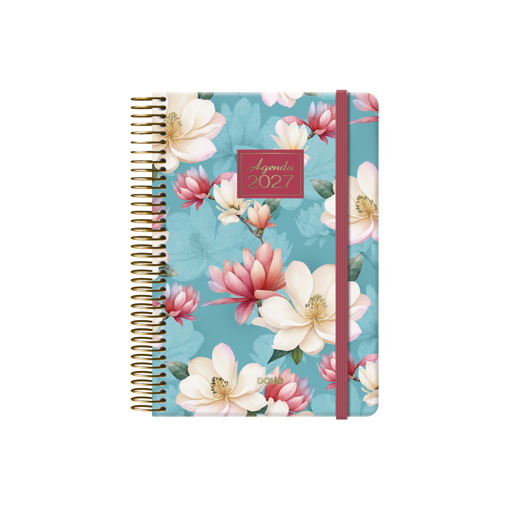 Dohe - Agenda Gloss - Día Página - 12,5 x 18 cm - Camelia