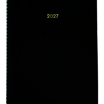 Dohe - Agenda Zenith - Semana Vista - 21 x 28 cm - Wireo - Negro