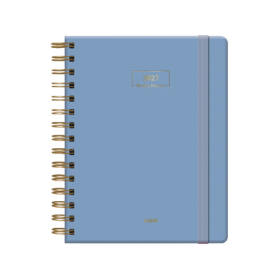 Dohe - Agenda Ethernal - Semana Vista - 16 x 21 cm. - Azul