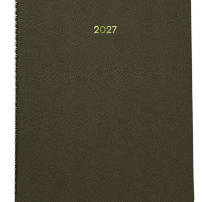 Dohe - Agenda Zenith - Semana Vista - 21 x 28 cm - Wireo - Marrón
