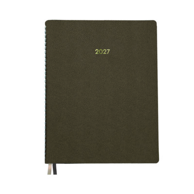 Dohe - Agenda Zenith - Semana Vista - 15 x 21 cm - Wireo - Marrón