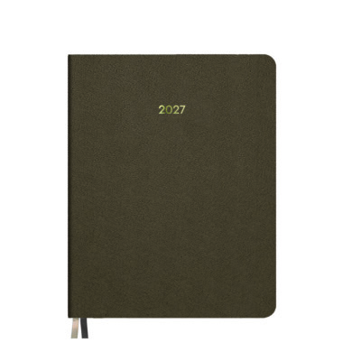 Dohe - Agenda Zenith - Semana Vista - 15 x 21 cm - Marrón