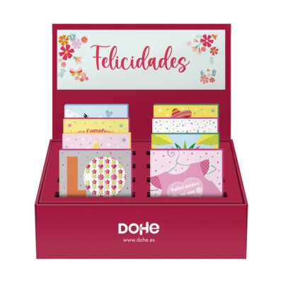 Dohe - Expositor sobremesa Guirnaldas - Tamaño 34 x 27,5 x 29 cm