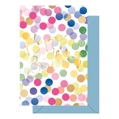 Dohe - Tarjeta de Felicitación Cumpleaños - Tamaño 11,5 x 17 cm - Modelo Mistura