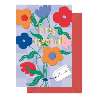 Dohe - Tarjeta de Felicitación Aniversario - Tamaño 11,5 x 17 cm - Modelo Daisy